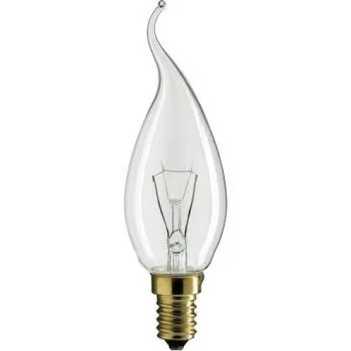 Tipkaarslampen helder E14 25 watt